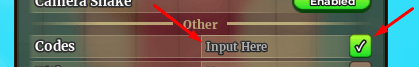 The Input Here box and green checkmark icon in Fish World