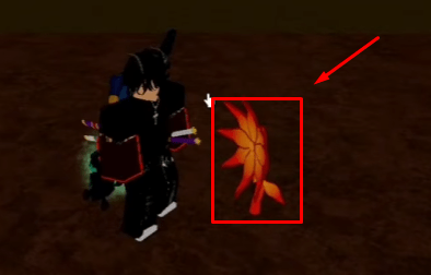 An example of a Fire Flower in Blox Fruits