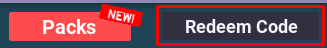 Death Valley redeem code button