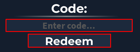 Airport Simulator enter codes box and redeem button