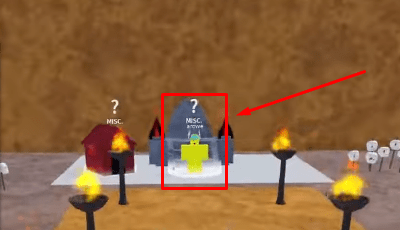 Blox Fruits Arowe NPC example