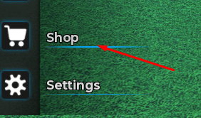 Shop button in College Football