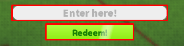 Race A Brainrot enter codes box and redeem button