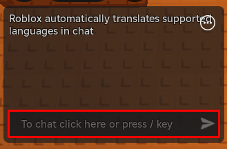 Forge a weapon chat box example
