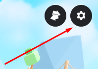 The settings icon in Trade Squishy Dumplings