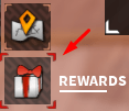 The "Rewards" button in Anime Power League