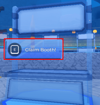 Blade Ball market stall claim button