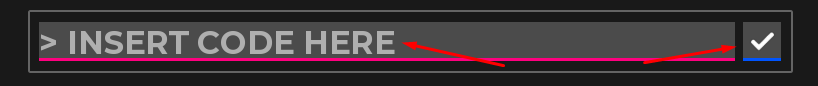 >INSERT CODE HERE box and Check button to redeem codes in College Football