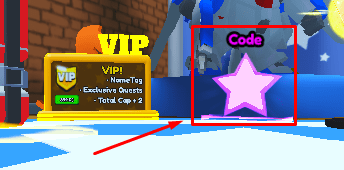 Toy Guardian(TD) code star next to VIP sign