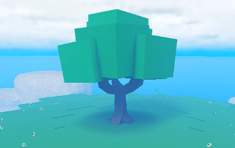 Fruit Battlegrounds Forest of Dressrosa hill tree