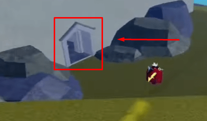The cursed passageway opened by the Crypt Master in Blox Fruits