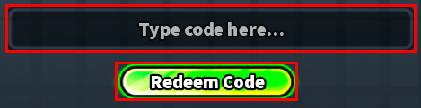 Prison Brawl enter code box and redeem code button