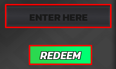 Killer Mystery enter codes box and redeem button