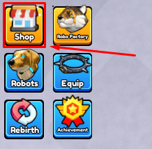 Train Robot to Fight shop button