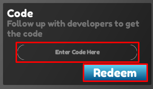 Mosquitoes VS Humans enter codes box and redeem button