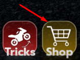 Shop button in Night Rider