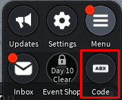Merge Tower Defense codes button