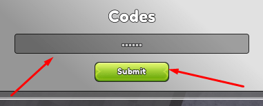 The ...... box and Submit button in Muscle Robber Pump