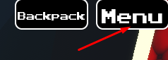 Menu button in Unwavering Soul