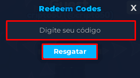 Waifu Tycoon enter codes box and redeem button