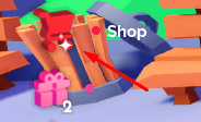 Shop icon in PLS DONATE X