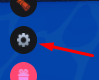 The settings icon in MOUNT RNG