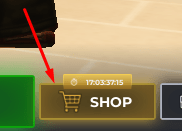 The SHOP button in BloxStrike
