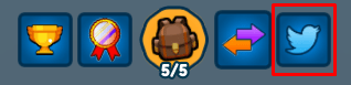 The Twitter icon in Nuke Simulator