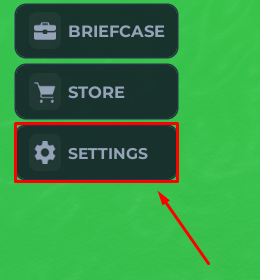 RBLX Exchange settings button