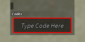 Desert Detectors enter codes box