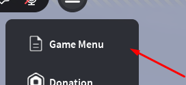 The Game Menu button in High Tower