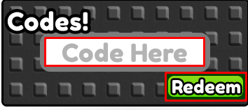 Rob a Bank enter codes box and redeem button