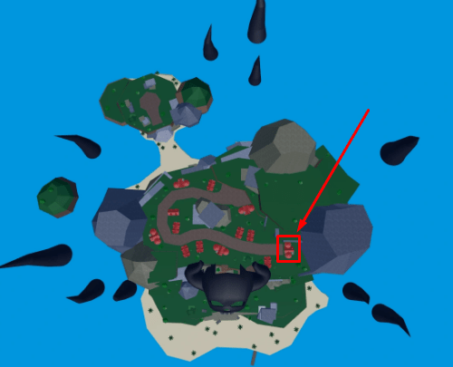 Blox Fruits Forgotten Island house example