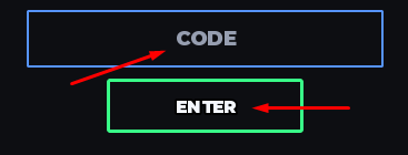 CODE box and ENTER button to redeem codes in Build A Basketball Team!