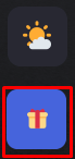 The gift icon in Plane Crash Simulator