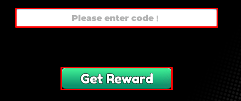 Arise-Shadow Hunt enter codes box and get reward button