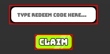 Dig to Earth's Core enter code box and claim button