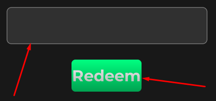 The blank box and Redeem button in Falesti District, Moldova