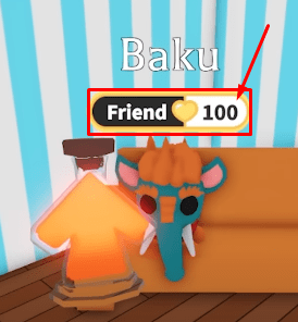 Adopt Me Friendship level example