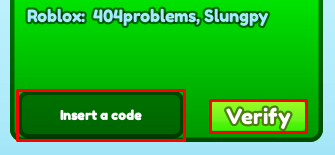Destroy Grandma enter codes box and verify button