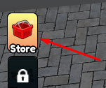 The Store button in Airport Tycoon 2!
