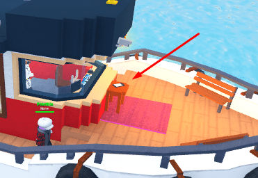 The front of the ship in Endless Boat Trip