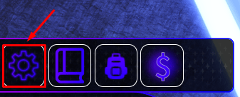 Crystallised settings icon