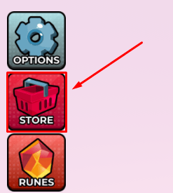 Ascension Incremental store button