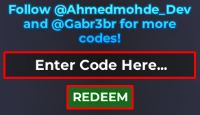 Rate My Car enter codes box