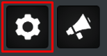 The settings icon in Kaiju Unleashed