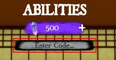 Sorcerer Ascent enter codes box