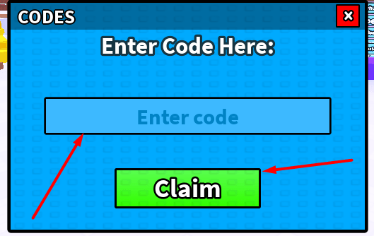 The Enter code box and Claim button in Unbox a Dumpling