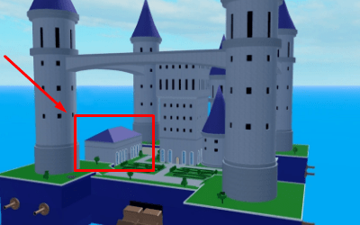 Blox Fruits Tacomura guide castle entrance