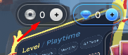 Token icon that reveals the code redemption section